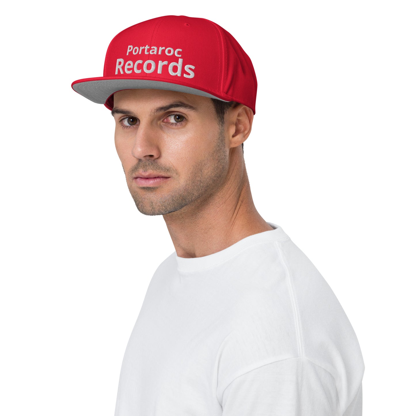 Portaroc Records (white Letters) Snapback Hat